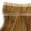 Brazilian Virgin Hair Wholesale Skin Weft PU Tape Hair Seamless Hair Extenison