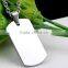 High Quality Stainless Steel Mirror Polish Blank Dog Tag