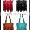 2015 FASHION STYLISH Ladies Tassel Fringe Handbag Leather Shoulder Bag Rhinestones Western Tassles