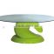 GH-RZ465 Competitive price Acrylic Tea Table Clear Round Plastic Fancy Coffee Table ,Customized acrylic tea table