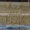 Cheap European Hand Carved Beige Marble Fireplace surround