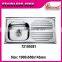 stainless steel single bowl single drain kitchen sinks pws10050