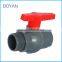 BOYAN taizhou huangyan PN10 octagonal round grey plastic pvc ball valve                        
                                                Quality Choice