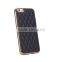 factory supply Soft TPU golden electroplating back cover for iphone6s