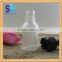 15.30ml clear frosted glass dropper bottle matte clear glass bottle with childproof cap wholesale