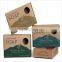 2016 China manufacturer Brown recycled Kraft Paper Soap Box Packaging