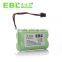 AA*2 2.4V 1400MAH NI-MH cordless phone rechargeable battery FOR BT-1007