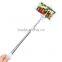 Foldable wireless Bluetooth selfie stick for mobile phone
