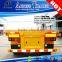 AOTONG 20ft/40ft single axle semi trailer 1 axle skeletal chassis/single axle skeleton semi trailer with high quality