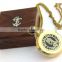 Solid Brass Nautical Gift Compass - Ship time keeper pocket Compass 13506