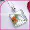 Popular square shaped elegant jewelry necklace