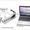 Forida 7 port type c connector fast charge station hub with 5v2a power adapter