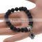 Handmade Fashion Unisex Popular Nature Volcanic Cute Pendant Elasticity Bracelet