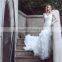 Hot China Supplier Spaghetti Lace and Chiffon Beach Wedding Dresses