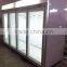 fan cooling upright ice cream/cheese display freezer showcase