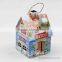 beautiful house shape gift tin box