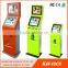 Chinese dual screen cash machine payment kiosk cash acceptor