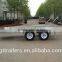 tandem car trailer /galvanized digger trailer /digger carrying trailer TR1807