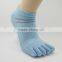 custom dispensing non-slip women yoga 100% cotton five toe girls yoga