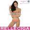 RELLECIGA 2016 Leopard Bandeau Top Bikini Swimwear with Shinning Rhinestones