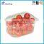 cheap price PET disposable plastic fruits / vegetables container boxes manufacturers