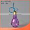 400ml decorative glass bulb bottle glass plant holder glass storage jar with different colors