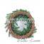 simple style hot sell 2016 Christmas artificial indoor decorative wreath for sale