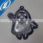 cartoon pvc toys reflective safety key accessories