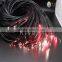 PMMA 50cores 0.75mm, 100cores 0.75mm multi strands end glow fiber optic cable