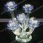 Vivid Creative Flower Crystal Lotus Flower For Wedding&Table Decoration