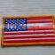Hand embroidery designs embroidery patch with country flag