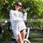 Women's Sexy Hollow Crochet Beach Clothing Loose Blouse Swimwear Bikini Cover Up