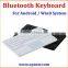 Universal bluetooth keyboard with leather case for Android Win8 dual system with touch pad bluetooth