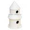customized wood material and holiday decoration&gift use wooden carved bird house