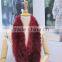 winter warm fur shawls women ladies fox fur scarf