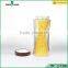 2000ml clear empty storage glass food jar with lid , food storage jar