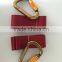Maroon polyester tree strap.garden strap.