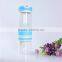 500ml double wall lemon borosilicate drinking glass bottle with portable lid