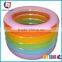 Five Tubes Rainbow PVC Inflatable Kids Swimming Pool