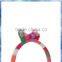 fairisle bow heart knitted girls earmuffs with faux fur lining