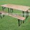 cheap solid fir wood beer table