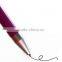 2015 new candy color stationery ball pen with colorful clip