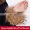 Natural Color Real Raccoon Fur Cuff for Jacket Accessory