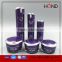 wholesale acrylic bottle purple color 20ml 40ml 60ml 120ml round Oblique bottles cosmetic acrylic bottles skin care cream bottle