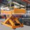 New arrival product loading dock stationary hydraulic lifting platform