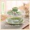 Glass tea cup in pond design