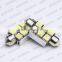 5050 SMD LED 36mm Car Interior reading Light Dome Light Led Festoon Bulb 12/24V truck