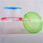 2 in1 Air Vent Clear Round Plastic Food Container with Lid