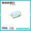 carbon steel square rectangular roast baking pan with silicone handle