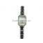 New models fashion square silicone band diamond watch women bracelet